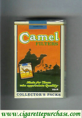 Camel cigarettes Collectors Packs 1918 Filters soft box